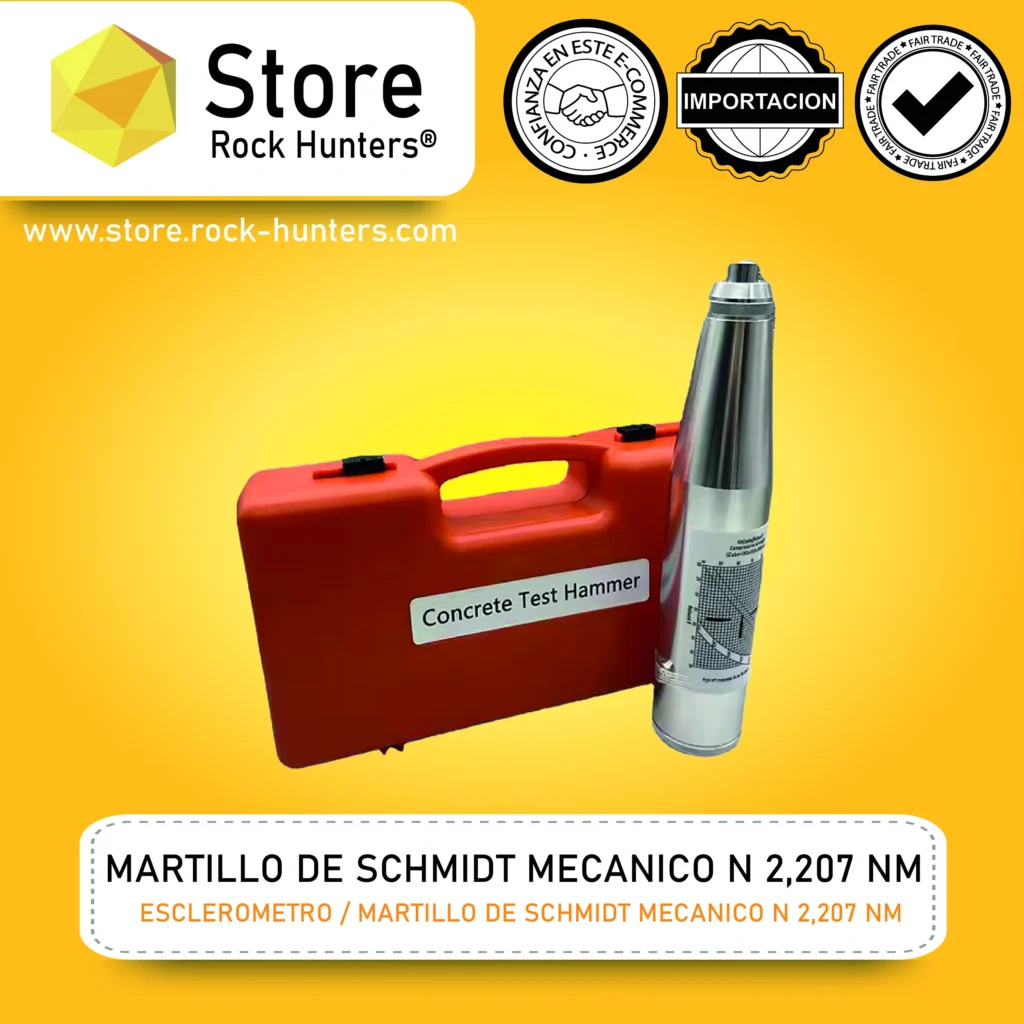 Esclerómetro / Martillo de Schmidt Mecánico N 2,207 Nm
