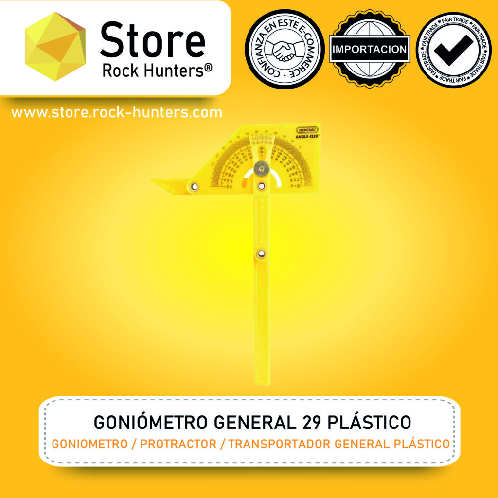 Goniometro / Protractor / Transportador General 29 Plastico