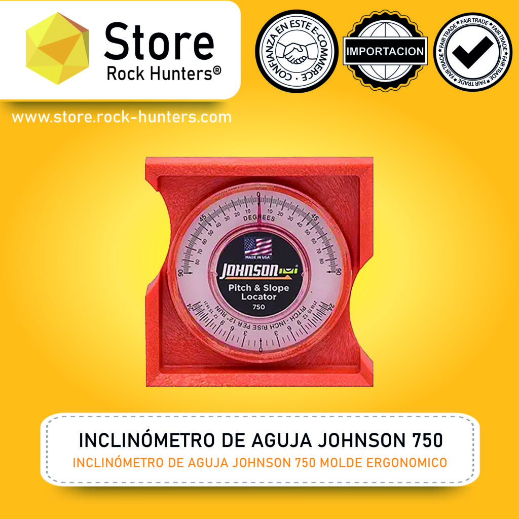 Inclinometro De Aguja Johnson 750 Molde Ergonomico