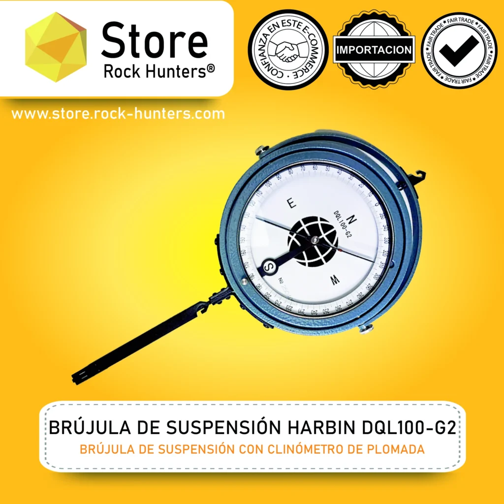 BRUJULA TRANSIT HARBIN HGC-6 ORO PALIDO AZIMUTAL